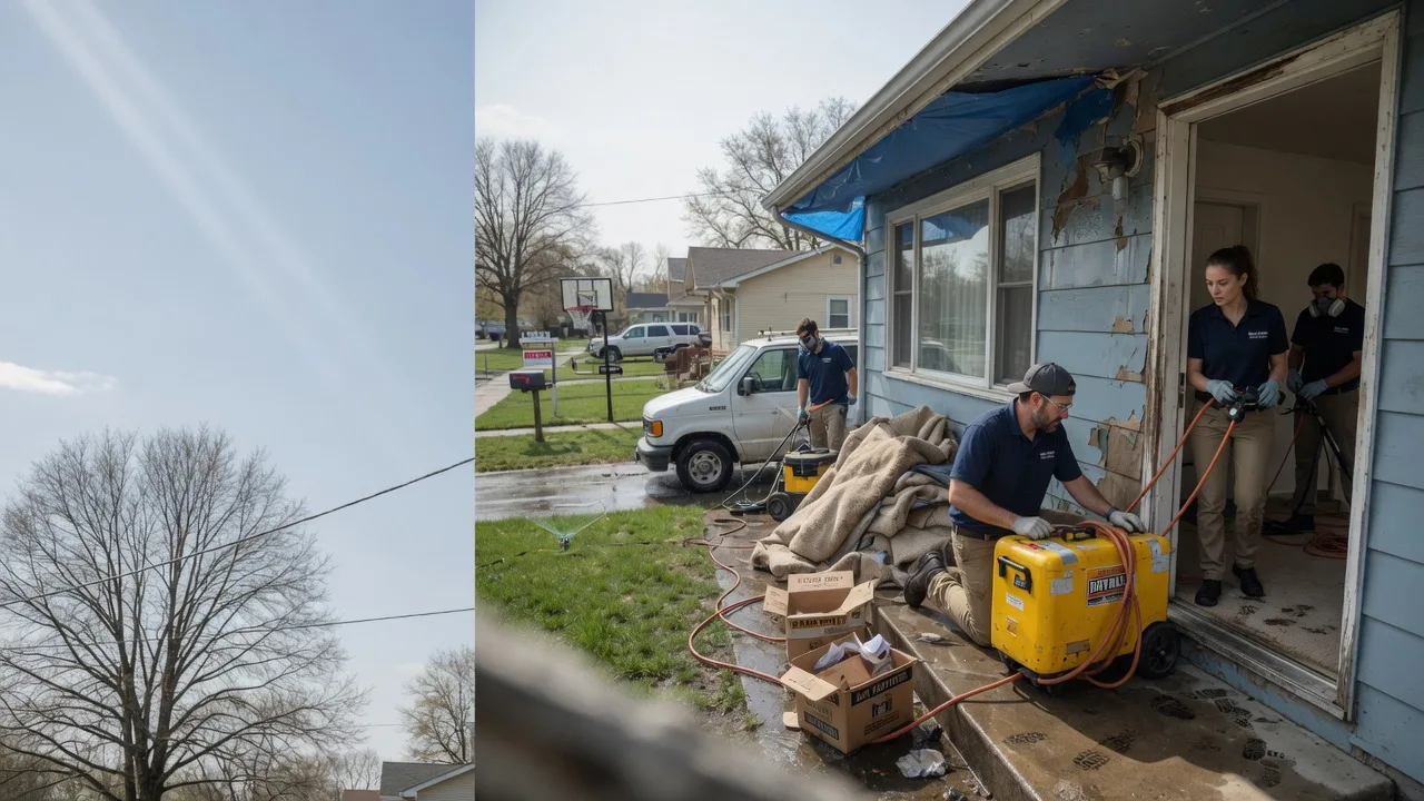 Basement Flood Cleanup in Gallina, NM near me